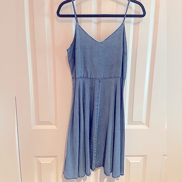 GAP soft brushed denim-style dress — like new! - Picture 1 of 6